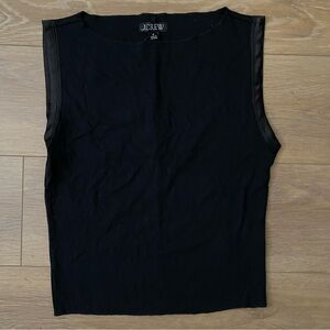 J. Crew Black Sleeveless Top